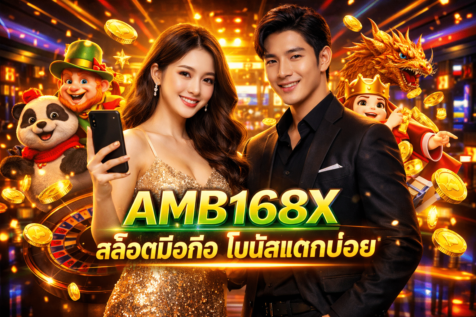 AMB168X สล็อตมือถือ โบนัสแตกบ่อย